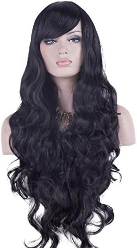 DAOTS 32" Cosplay Wigs Long Wig Hair Heat Resistant Curly Wave Hairs for Women