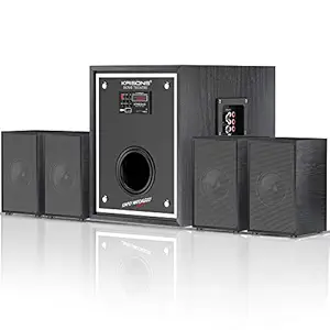 Krisons Grand-200 4.1 Channel Wireless Bluetooth Multimedia Speaker (Black)