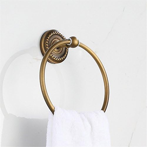 Gaoxu All copper antique Towel Ring bathroom towel in full copper carved Towel Ring