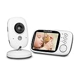 Babyphone, Baby Monitor Digital Video Überwachung Nachtsicht Kamera