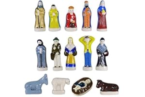 FABOLAND LA CRÈCHE NATIVITÉ Santibelli CS361-14 Sujets Porcelaine -Epiphanie- Galette des Rois