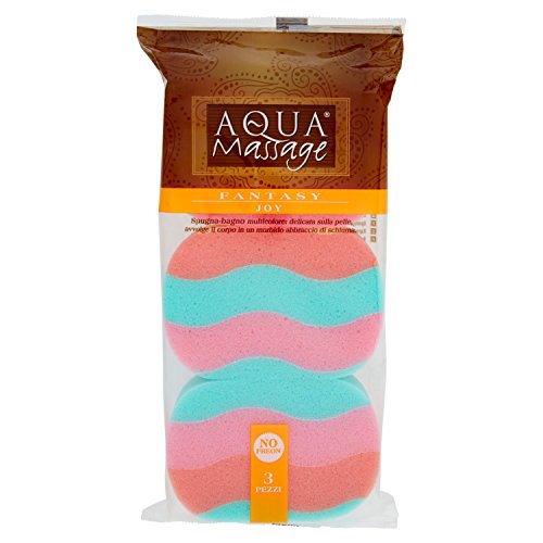 Arix - Aqua Massage Esponja de Baño - 3 piezas