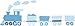 Steam Train Nursery Wall Stickers - Blue Collection