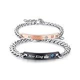 Hochwertiges Paar-Ambänder aus Edelstahl; Symbol für Glück und Liebe.