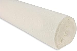 FloristryWarehouse Rouleau de papier crépon 180g (50 x 250 cm) Blanc (teinte 600)