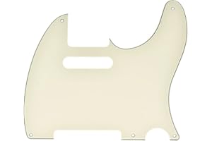 KAISH American Vintage - Golpeador Tele de 5 agujeros TL para guitarra Tele/Telecaster, color blanco envejecido, 3 capas