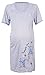 Happy Mama Women's Maternity Hospital Gown Nightie for Labour & Birth. 165p (Blue, UK 18)