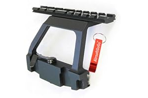 AirsoftGoGo - Base di supporto CYMA SVD per Airsoft SVD AKseries 20 mm, RAS Scope Sight AK47 AKS74 AKS74U AKS47 AK47S AK AEG GBBR