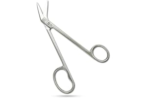 SMI - Tijeras de Uñas Pie Mango Largo, Tijeras de Pie para Uñas Encarnadas y Gruesas, Cortaúñas Profesional Acero Inoxidable (Tijeras de Pie - 16 cm)