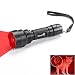 Produktbild UltraFire Rotlicht Taschenlampe Zoomable Taktische Taschenlampe 283 Lumens 630 nm Wellenlänge LED Taschenlampe Rot,UF-1505R,Jagd Taschenlampe Einstellbarer Fokus Wasserdichte Taschenlampe Outdoor