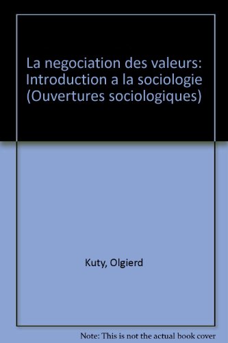 Négociation des valeurs