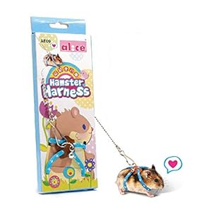 Esoes – Arnés de hámster para Mascotas, Rata, ratón, Rata, Rata, Rata, Rata, ratón, hurón, Chinchillas, Ardilla