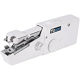 Mini Máquina de Coser Portatil de Viaje + 2 Psc Hilos + 3 Psc Addicionales, Máquina de Coser Pequeña 20.7 * 7.3 * 3.4 cm , Línea Sola (Por 1,8 mm de espesor de tejido máx)