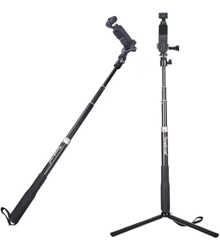140 Cm Teleskop-Selfie-Stick & Action-Kamerastativ – Verlängerungsstange Für DJI Pocket 3, GoPro, Insta360 – Mit 1/4" Gewinde