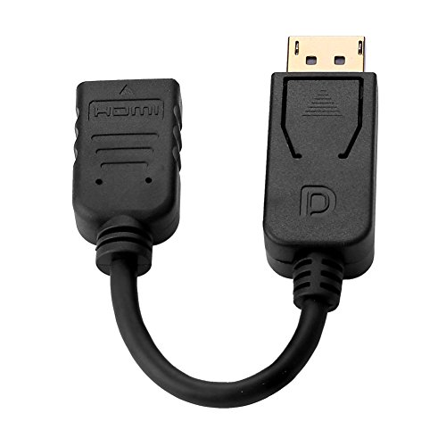 SIENOC Displayport DP Stecker zu HDMI Buchse Adapter Kabel Video Audio Converter PC Latop - 3