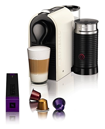 Krups XN2601 Nespresso UMilk Kaffeekapselmaschine (19 bar, inklusive Welcome Pack mit 16 Kapseln) creme-weiß - 5
