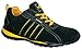 Produktbild HOLMAN Herren Sicherheit Stahlkappe Leichte Schnürschuh Arbeit Schuh Trainer, blau - Navy/Gelb - Größe: 44