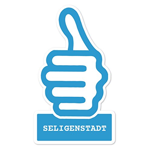 JOllify Aufkleber - SELIGENSTADT – Farbe: Design: thumbs up - Daumen hoch