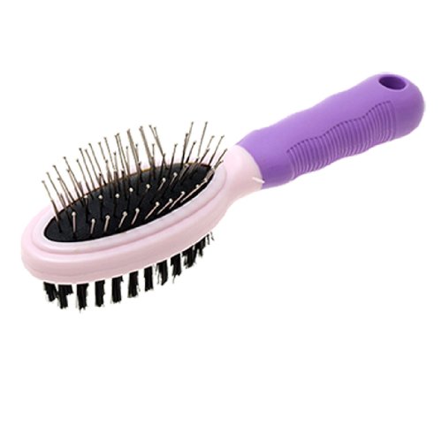 Jardin-Pet-Dog-Brush-Grooming-Shedding-Brush-Comb-Purple