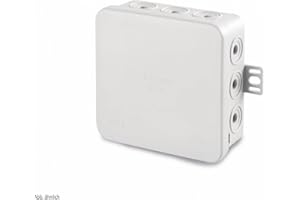 F-TRONIC F Tronic Pièces humides Boîte de dérivation IP54 100 x 100 x 40 mm, Contenu : 10, Gris, E114