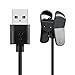 Price comparison product image For Garmin Vivosmart 3 Charger Clip Replacement USB Data Sync Charging Cable Wire for Garmin Vivosmart 3 Smart Activity Tracker (Black x1)