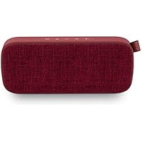 Energy Fabric Box 3+ Trend Cherry - Altavoz portátil (TWS, Bluetooth v5.0, 6W, USB & microSD MP3, FM Radio, Audio-In), Color Rojo (Cherry)