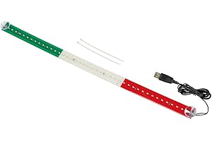Lampa 96963 Drapeau lumineux 60 cm, 42 LED, USB - Italie