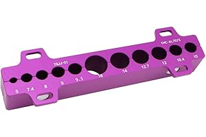 ANCLLO 1 szt. uniwersalne wkładki do roweru ze stopu aluminium do imadła stołowego zacisk narzędzie szczęka imadło do stołu wielofunkcyjne oprawy rowerowe piasta MTB widelec pedał - fioletowy