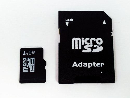 Micro SD / SDHC Speicherkarte für Kameras und Handys, 2 / 4 / 8 GB, Schwarz 4 GB schwarz