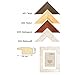 Produktbild Bilderrahmen von FDM Holzrahmen Chaudron 10x15 cm Mahagoni - Kunstglas 4er Pack