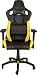 Produktbild Corsair T1 RACE, Gamingstuhl, Schreibtisch- und Bürostuhl mit hoher Rückenlehne, Lederimitat, schwarz/gelb, 58 x 58 x 144 cm