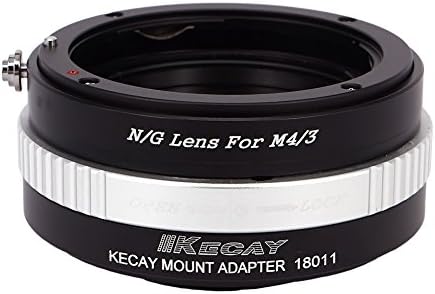 KECAY Lens Mount Adapter,Nikon G-type DX AFS Lens to Micro 4/3 M4/3 Four Thirds System Camera Mount Adapter For Lumix G1 G2 G3 G10 GX1 GH1 GH2 GF1 GF2 GF3 GF5 GH4 Olympus PEN OM-D E-M5 E-M10 etc