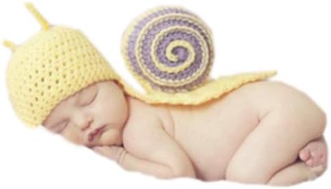 Baby Girls Boy Newborn-9M Knit Crochet Snail Style Clothes Photo Prop Outfits