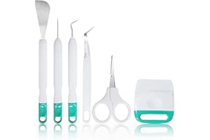 Craft Vinyl Weeding Tool Set, Jaragar 6Pcs Basic Tools Kit for Cricut/Silhouette/Siser/Oracal 631 651 751 Vinyl