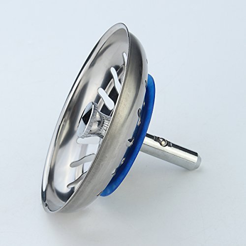 Küchen Spülensieb Abflusssieb Und Abfallfilter Für Spülbecken aus 304 Edelstahl 80mm - 6