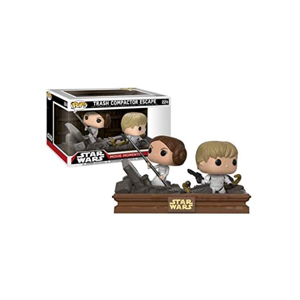 Funko Pop Luke y Leia en el compactdor de basura (Star Wars 224) Funko Pop Star Wars