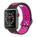 Produktbild iBander Armband für Apple Watch 42 mm 38 mm Weiches Silikon Zweifarbig Sport Ersatzbänder für Apple iWatch Serie 3 Serie 2 Serie 1, 13, 42mm