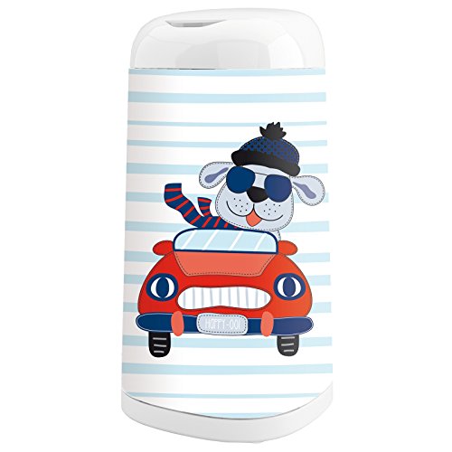 Preisvergleich Produktbild Angelcare Dress-Up Bezug Happy Dog für Windeleimer Dress-Up