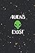 Produktbild Aliens Exist: Blank Lined Notebook ( Alien ) Black