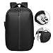Produktbild Neuleben Rucksack mit Schuhfach, Diebstahlschutz, USB Ladeport, Brustgurt Wasserfest Rucksäcke Daypack für 15,6 Zoll Laptop (Schwarz)