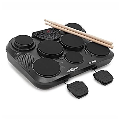 Gear4Music Pads de batterie électronique portable DD70 par Gear4music