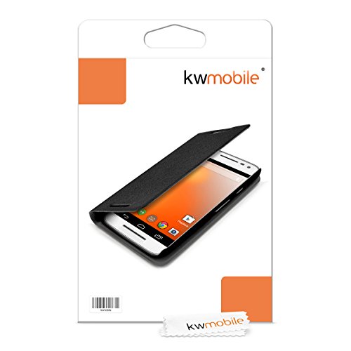 kwmobile Funda para Motorola Moto G 3 Generation - Carcasa para m vil de Cuero sint tico - Case Plegable en Negro reviews kwmobile Funda para Motorola Moto G 3 Generation - Carcasa para m vil de Cuero sint tico - Case Plegable en Negro