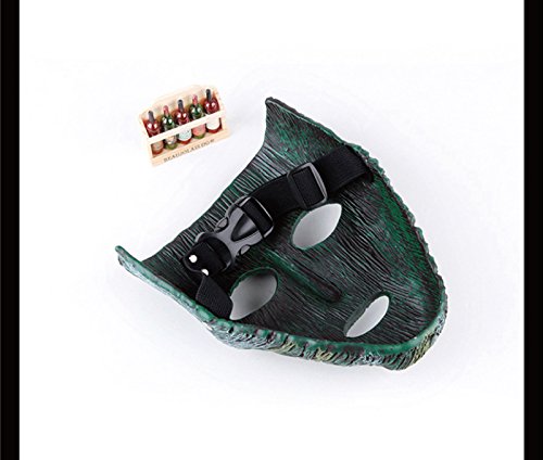 LOKI Grün Maske hochwertige QUALITÄT – handbemalt aus Kunst-Harz 500g schwer – Kostüm Karneval Fasching Halloween thematys® - 7