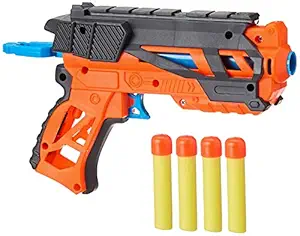 Amazon Brand - Jam & Honey Battle Blaster Toy Guns, Orange, with Soft Foam Bullets