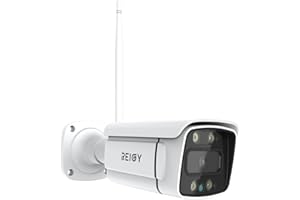 REIGY 3MP Aggiungere Telecamera con Spotlight Kit Videosorveglianza Bianco
