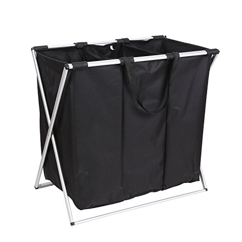 HOMFA Wäschekorb Wäschesortierer Wäschebox Wäschesammler Wäschesack Wäschetruhe Wäschekiste Fassungsvermögen 125L, 60x36x58cm - 5
