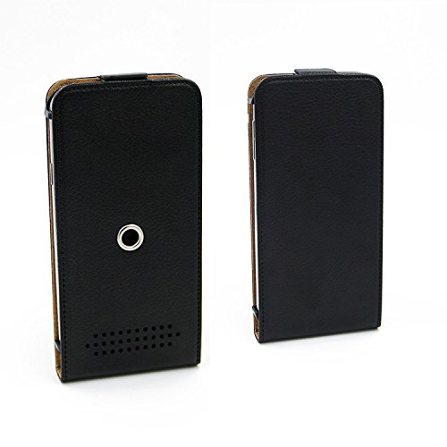 Per LG Electronics X power2 Custodia protettiva nero 360 Â° smartphone copertura cassa di protezione Slim Flipstyle cover pelle artificiale per LG Electronics X power2 - K-S-Trade(R)