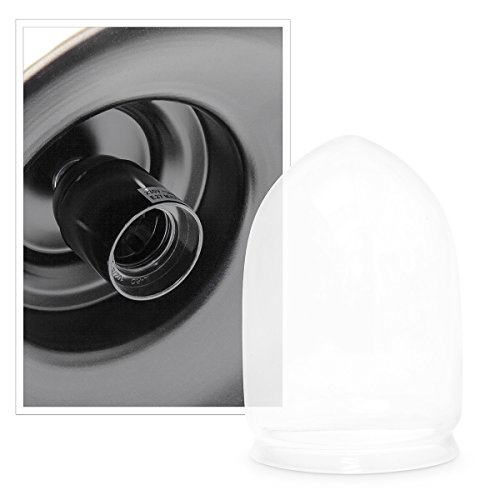 Relaxdays Tischlampe Steampunk Design, Tischleuchte Jugendstil im Vintage Look, Nachttischlampe E27 Fassung Holz und Eisen in Messing-Optik mit Glas, braun - 