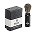 Kent Anodized Aluminium Travel Shaving Brush Black