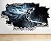Price comparison product image Dark Souls 2 3 Smash Vinyl Poster Livingroom Bedroom Wall Decal Art 3D Stickers (Huge(100x175cm))